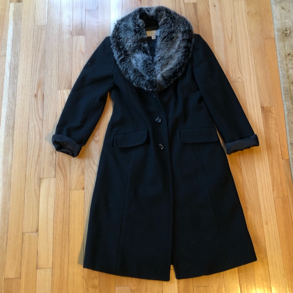 Merona faux fur jacket small